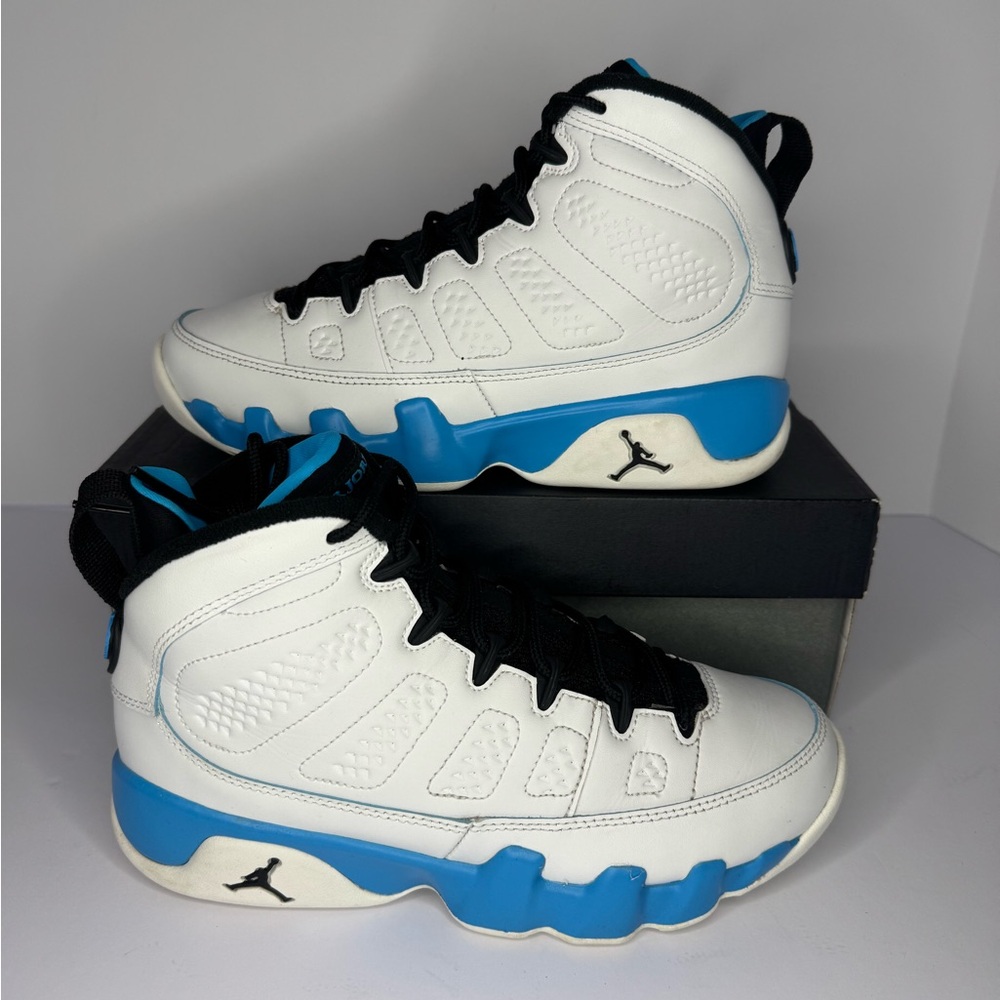 Air Jordan 9 “Powder Blue” 💙❄️ — 6Y 👟 — Lightly Used ✨ — OG Box